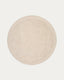 Tapis rond Marely en laine blanc Ø 200 cm