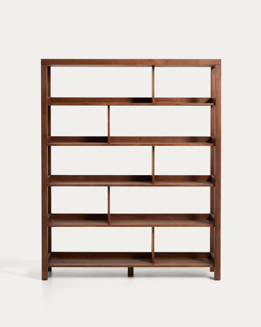Étagère Norani en bois et placage d’acacia 150 x 185 cm