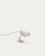 Petite lampe avec pince Jula en métal gris