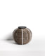 Garoina outdoor solar LED table lamp in taupe synthetic rattan Ø25cm
