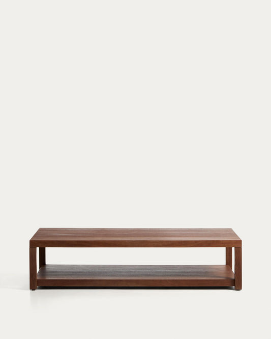 Table basse Norani en bois et placage d’acacia 150 x 70 cm