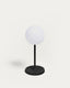 Dinesh outdoor table lamp in black aluminium 40 cm