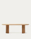 Table Nealy en placage de chêne, finition naturelle 240 x 100 cm