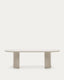 Table Nealy en DM laqué écrue 240 x 100 cm