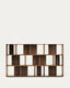 Lot Litto de 9 étagères modulables en placage de noyer 202 x 114 cm