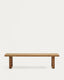 Banc 100 % d'extérieur Canadell en bois de teck recyclé 210 cm