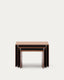 Litto set of 3 walnut veneer FSC Mix Credit nesting tables 60 x 40 / 51 x 36 / 42 x 31 cm