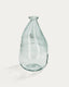 Vase Brenna transparent moyen format en verre 100% recyclé