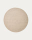 Despas ecru synthetic fibre rug Ø150cm