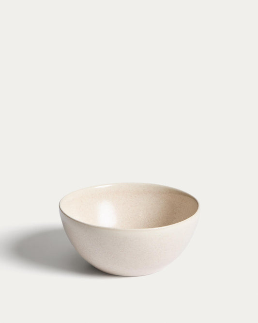 Bol Sermin en céramique beige