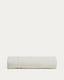 Drap Sirale 100 % satin de coton fini lavé blanc pour lit de 180 cm