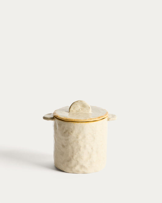 Pot Belor en céramique blanche 13,5 cm