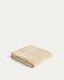 Serviette de toilette Olvira 100 % coton jacquard beige 50 x 90 cm
