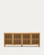 Buffet Beyla 4 portes en bois de frêne et placage de chêne 180 x 71,5 cm FSC 100 %