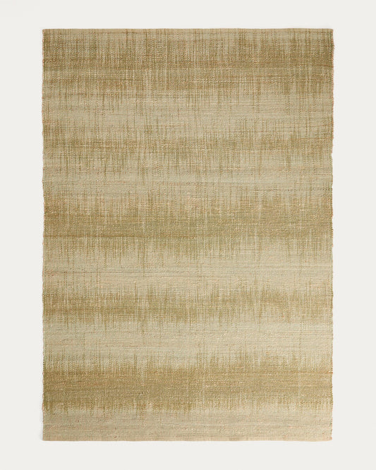 Tapis Lirmo en jute vert 200 x 300 cm