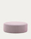 Repose-pieds déhoussable Kaeli violet Ø 120 cm