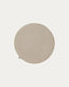 Galette de chaise ronde Sora velours côtelé taupe Ø 35 cm