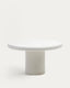 Table ronde Addaia en ciment blanc Ø140 cm