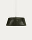 Aldet ceiling lamp shade in green flat rope cord Ø46cm