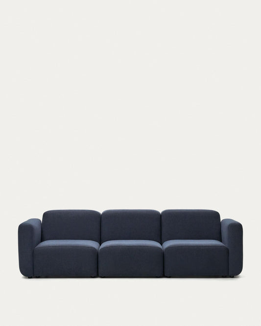 Neom 3 seater modular sofa in blue, 263 cm FSC Mix Credit
