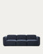 Neom 3 seater modular sofa in blue, 263 cm FSC Mix Credit