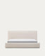 Cadre de lit déhoussable Blok écru pour matelas de 180 x 200 cm FSC Mix Credit