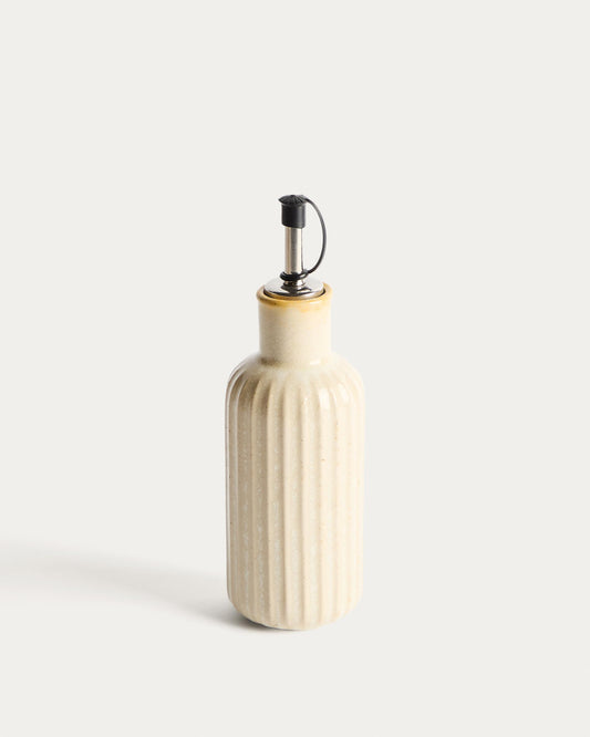Burette d’huile Belor en céramique blanche
