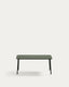 Table basse d’extérieur Zivia vert en acier galvanisé vert 90 x 50 cm