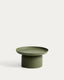 Table basse Arcola en aluminium vert Ø 70 cm
