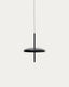 Suspension portable Porte en aluminium noir Ø 16 cm