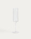 Coupe à champagne Eluria en verre transparent 24,5 cl