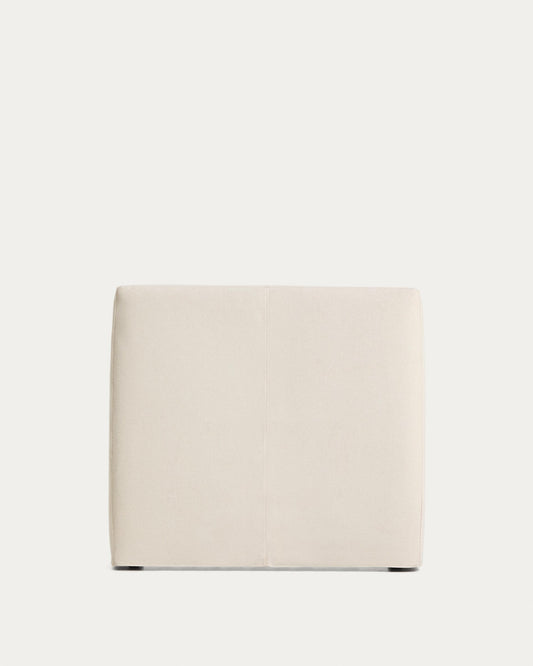 Tête de lit déhoussable Blok écrue pour lit jusqu’à 90 cm
