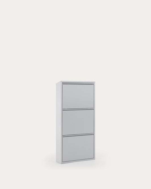 Shoe rack Ode 50 x 103 cm 3 doors grey