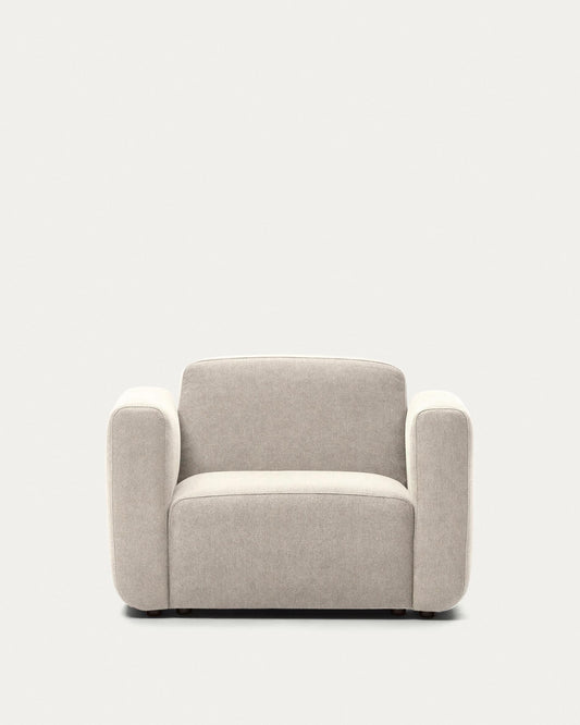 Neom modular armchair in beige FSC Mix Credit