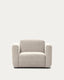 Neom modular armchair in beige FSC Mix Credit