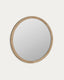 Miroir rond Alum bois de mindi Ø 80 cm