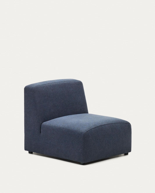 Neom seat module in blue, 75 cm FSC Mix Credit