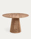 Table ronde Jeanette bois de teck Ø 120 cm