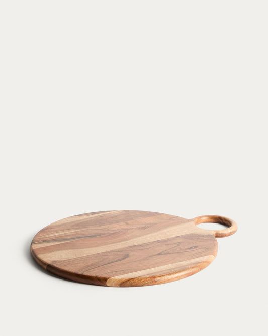 Planche de service Dalme en bois d’acacia Ø 35,5 cm