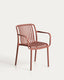 Chaise empilable d’extérieur Isabellini terracotta