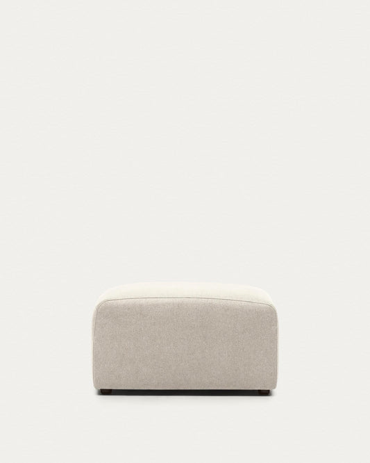 Neom footrest in beige, 75 x 64 cm FSC Mix Credit