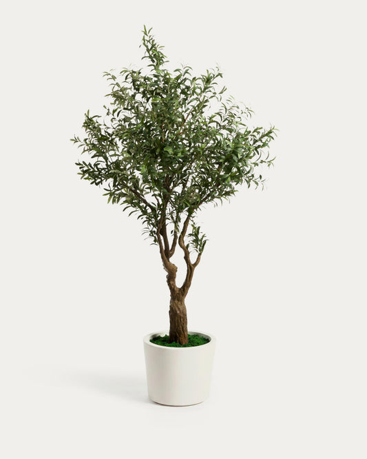 Arbre artificiel Olivo avec pot blanc 250 cm