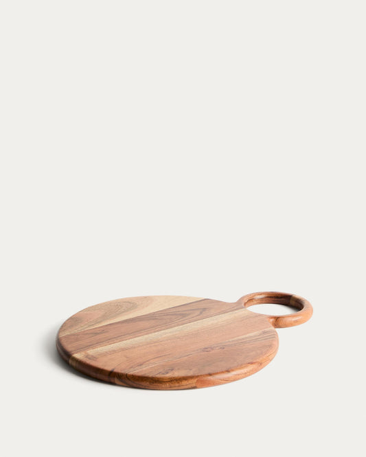 Planche de service Dalme en bois d’acacia Ø 26,5 cm
