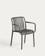 Chaise empilable d’extérieur Isabellini graphite