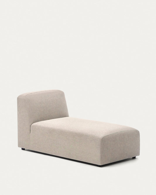 Neom chaise module in beige, 152 x 75 cm FSC Mix Credit