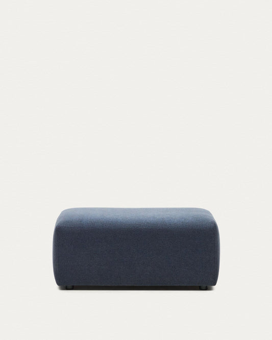 Neom end pouffe in blue, 75 x 89 cm FSC Mix Credit