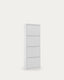 Meuble chaussures Ode 50 x 136 cm 4 portes blanc