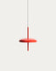 Suspension portable Porte en aluminium rouge Ø 16 cm