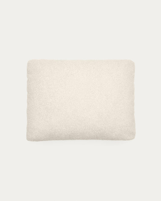 Martina ecru bouclé cushion 47 x 36cm