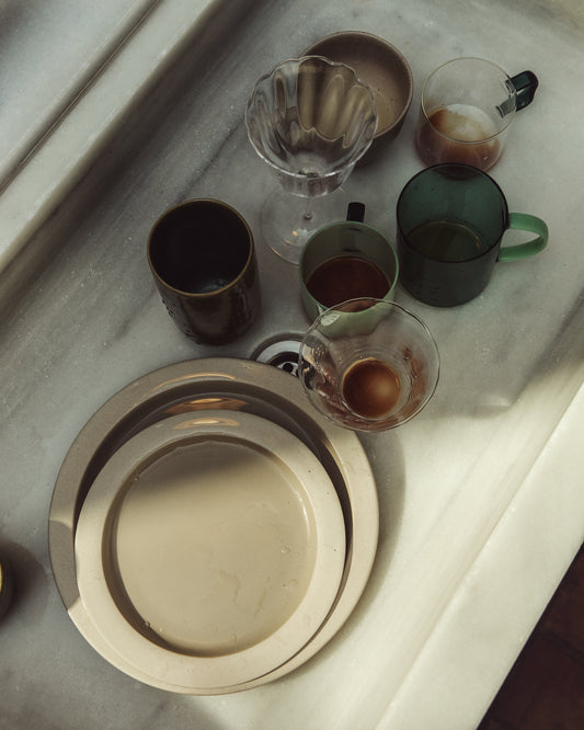 Tasse en verre Micla vert clair